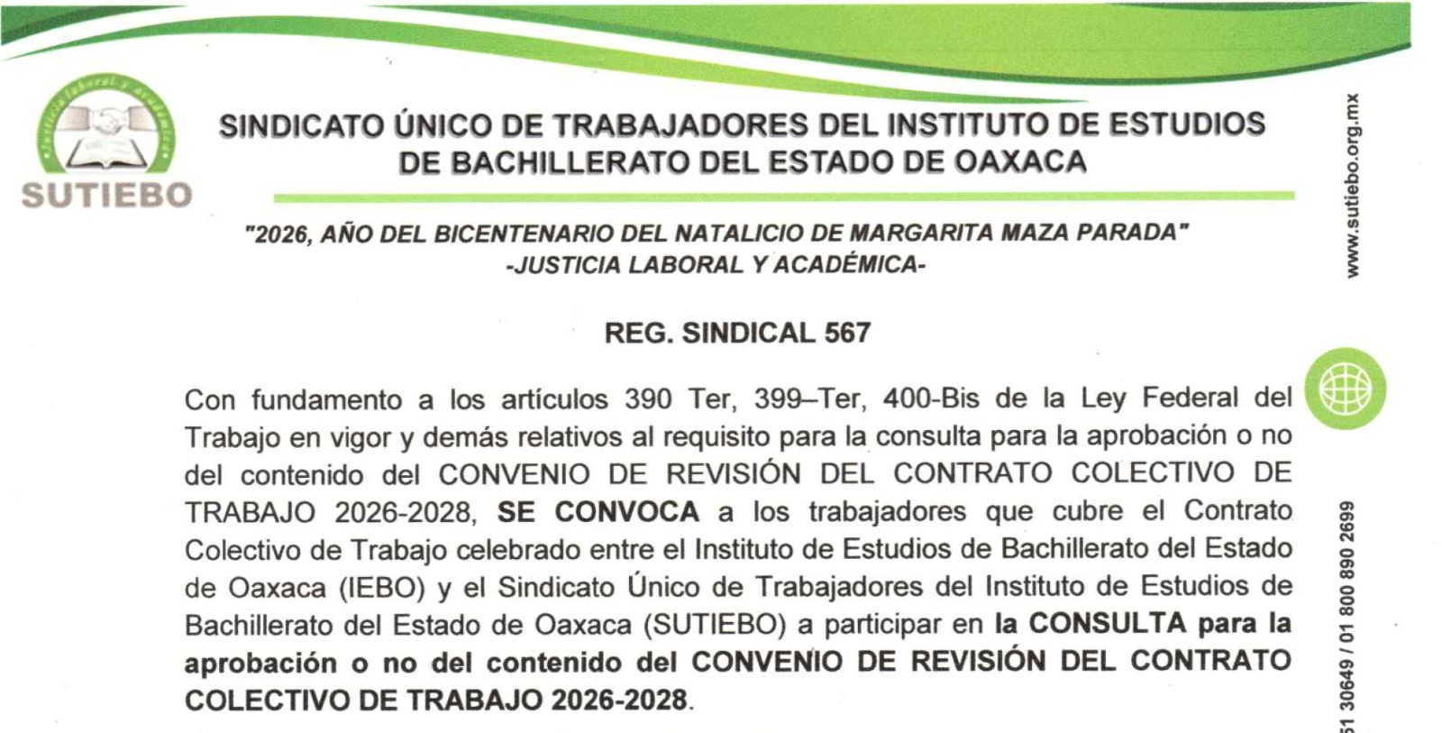 SE CONVOCA